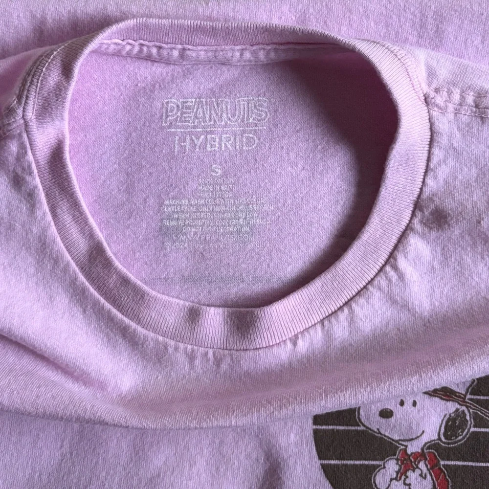 PEANUTS Hybrid Snoopy Graphic Print Backpacking The Great Outdoors Tee Shirt - Picture 6 of 7